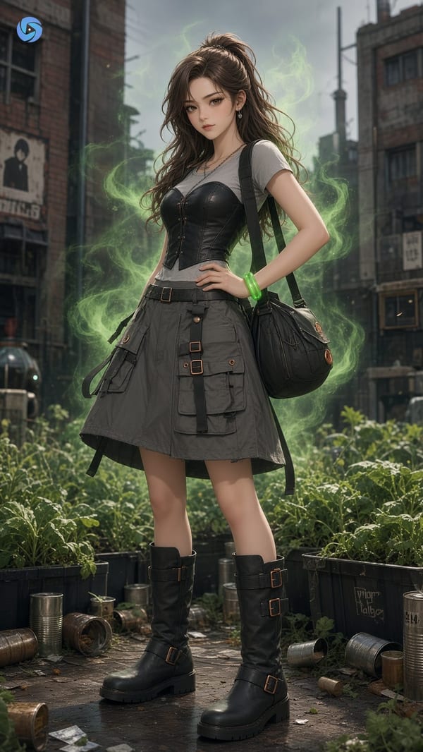 Can plants be punk? Anime outfit change #4