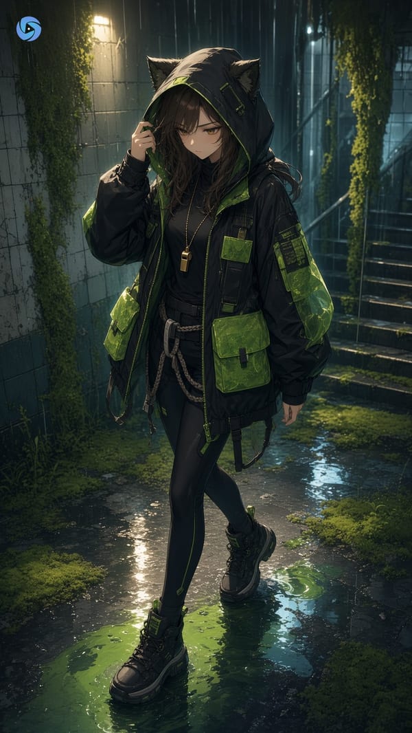 Can plants be punk? Anime outfit change #6