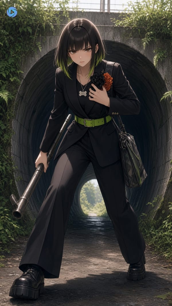Can plants be punk? Anime outfit change #14